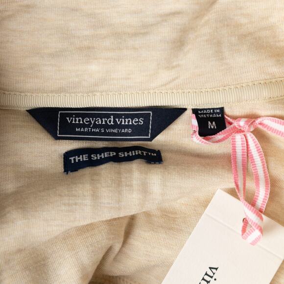 Vineyard Vines Women Dreamcloth Relaxed Shep Shirt Oatmeal Heather Size M - Picture 4 of 7